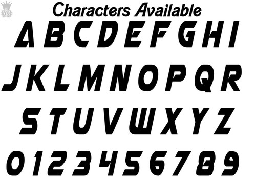 Personalised Name Sticker Strike Font - Laptop Vinyl Decal Mac Custom touchpad - Picture 2 of 12