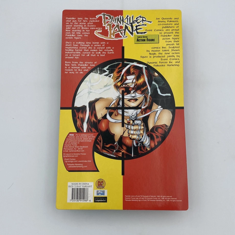Figura de acción Dynamic Forces Event Comics Painkiller Jane 1998 edición limitada Foto 3 de 4