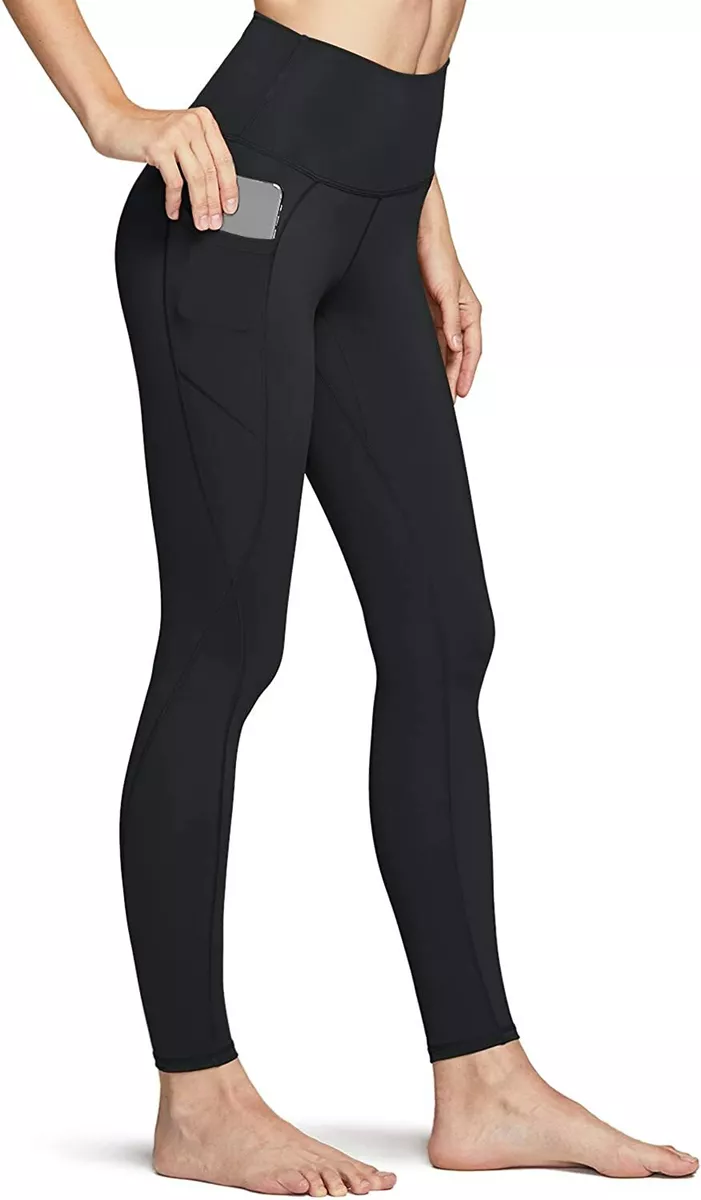 TSLA Women's Yoga Leggings, Mid/High Waisted Tummy Control Workout Leggings,  Ath