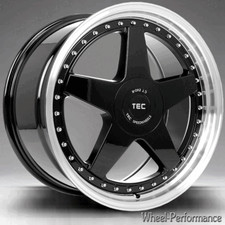 19 Zoll T2 Stufentiefbett Alufelgen 8,5x19 5x112 ET45 in schwarz für Mercedes