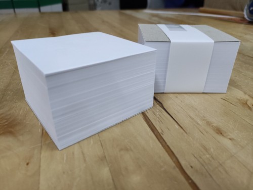 3000 Notizzettel 9 x 9 cm unbedruckte lose Blätter für Zettelboxen, Nachfüllset - Bild 2 von 3