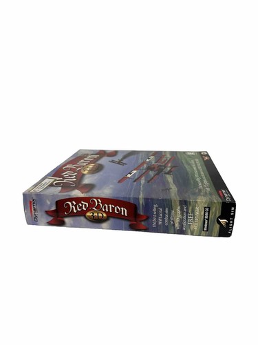 Red Baron 3-D (PC, 1998) Flight Simulator Big Box Complete - Picture 3 of 7