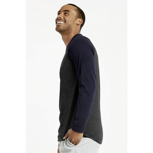 DailyWear Mens Casual Long Sleeve Plain Baseball Cotton T Shirts - 第 23/33 張圖片