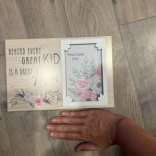 Mother’s Day Picture Frame “behind Every Great Kid Is A Great Mom” (4in.x6in.) - Picture 7 of 7