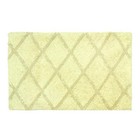 Homewear R0034-BONE24 Criss Cross Bath Rug, Bone 24" X 17"