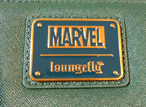 Loungefly Loki Horn Helm Logo Damen Marvel Thema Grün Geldbörse Neu Etikett - Bild 5 von 9