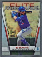 Bo Bichette 2019 Bowman Chrome ELITE FARMHANDS Insert RC #EF-BB Blue Jays