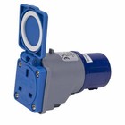 Socket Adaptor 16A/13A 230V  Socket adaptor with 2P+Pin standard UK plug