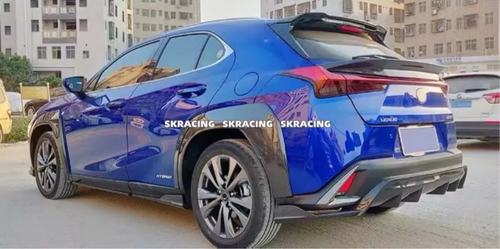 Difusor alerón parachoques trasero fibra carbono real para Lexus UX200 UX250h 19-23 - Imagen 5 de 6