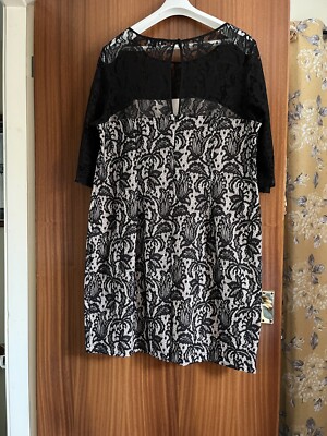 Collection Debenhams Women's Black cocktail party Dress (Size UK