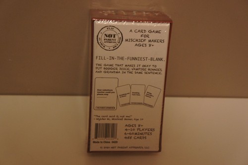 Not Parent Approved Card Game for Mischief Makers 8+ 4-10 Players | Brand New - Picture 2 of 7