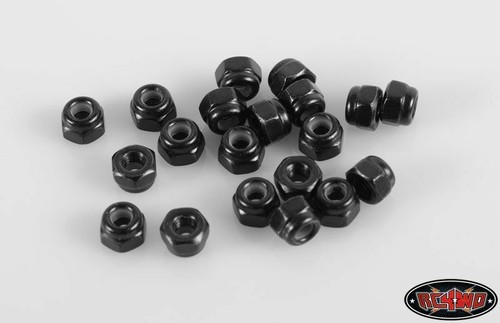 Nylock Nuts M2.5 BLACK m 2.5 Nut for Roof Racks & Scale Leafs RC4WD Z-S0512 - Picture 3 of 3