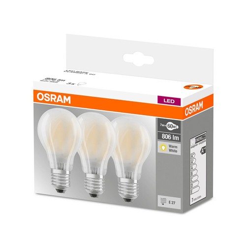 3 x Osram LED Filament Leuchtmittel Birnen Kerzen Tropfen E14/E27 warm neutral - Bild 45 von 71