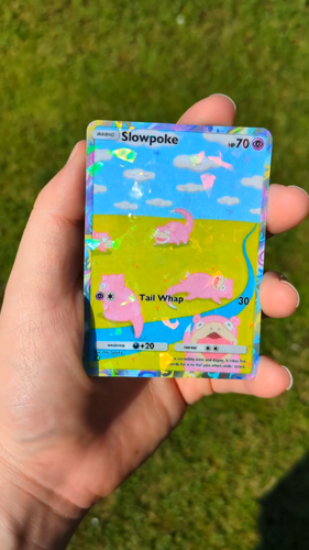 Slowpoke proxy pocket card app tcg full art Genetic Apex set - Video 1 of 1
