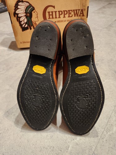 EUC Chippewa Canyon Raineer 29315 Vibram Pull On Cowboy Boots Mens 12 EE USA - Picture 7 of 13