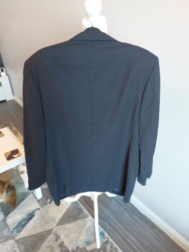 Giacca blazer pura lana Canali Saunders blu taglia 45 - Foto 2 di 14