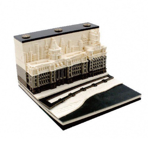 3 Three-Dimensional Paper Memo Pad, Notepad Paper Carving Gift Desktop Decora - Picture 5 of 9