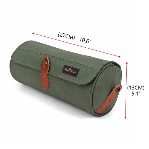 TOURBON Manillar de Bicicleta Almacén Bolsas Sillín Bicicleta Bolsa Lona Impermeable - Imagen 4 de 24