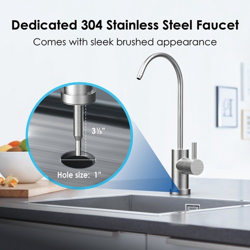 Waterdrop 10UB Under Sink Drinking Water Filter System AND WD-RF10 Water Filter - Picture 5 of 9