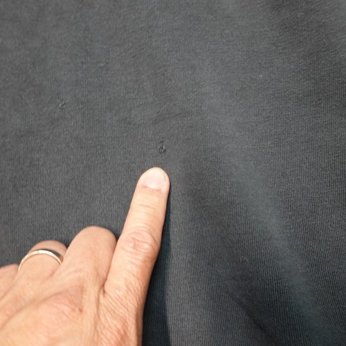 Vintage Sideout Hoodie Medium Faded Black Fleece-Lined Long Sleeve Pullover USA - Picture 12 of 13