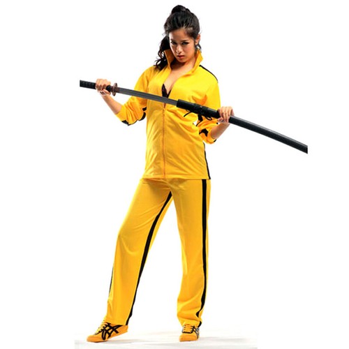 Bruce Lee Martial Arts Uniform Kung Fu Suit Death Of Game Kill Bill Tracksuit - Picture 1 of 7