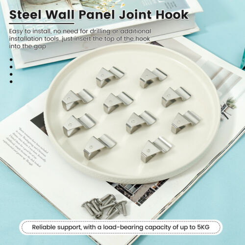 10Pcs Vinyl Siding Hook 304 Stainless Steel Siding Hook Hanger No Drilling weRRQ