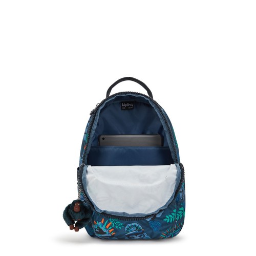 Mochila pequeña Kipling SEOUL S - Blue Monkey Fun PVP £88 - Imagen 4 de 6