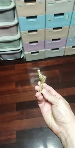 Solid Brass Anime Sexy Plump Beauty Girl Model Statue Body Doll Ornament Gift - Picture 10 of 11