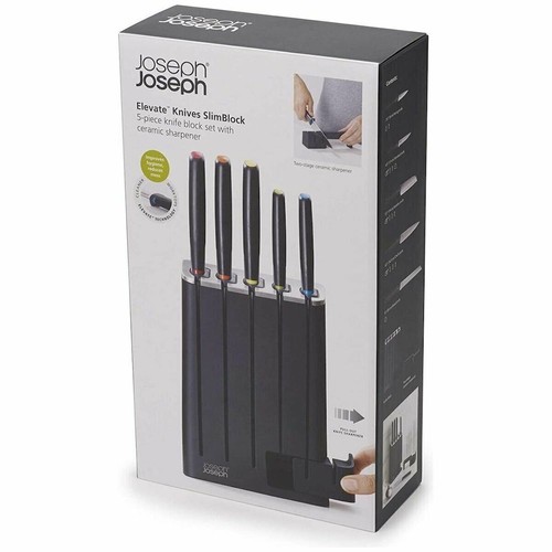 Joseph Joseph Elevate SlimBlock Kitchen Knife 5 Piece Set with Sharpener - 10537 - Picture 7 of 7