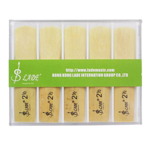 10Pcs Saxophone Reeds Strength 2.5 For Alto Saxophone Music Accessories - Picture 2 of 10