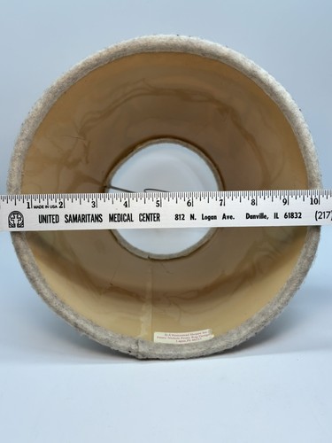 Vtg Wool Lampshade Penny Nichols Rug Design Bee Hive Liner Cracks *READ* - Picture 21 of 22