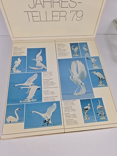 Vintage 79 Hutschenreuther German Swans Heading South Porcelain Plate #858 EUC - Picture 6 of 24