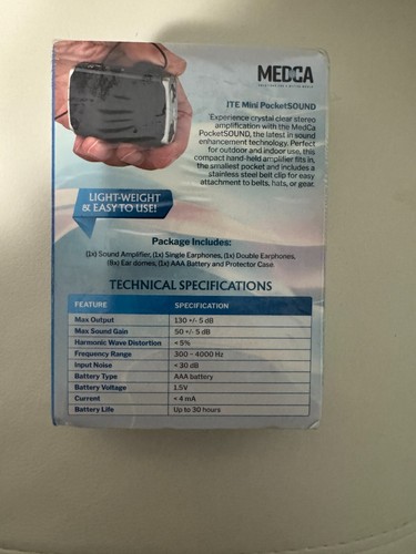 Medca Personal Sound Amplifier PocketSound AVA-16 - Picture 2 of 4