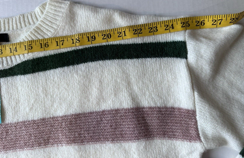FATE for Stitch Fix Women's XXL Sweater Itzel Crewneck Pullover Wool Off-White - Picture 15 of 22