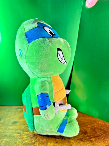 Ty Teenage Mutant Ninja Turtle BLUE Plush Doll Leonardo - Picture 6 of 14