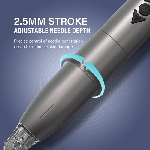 Máquina de Tatuaje Inalámbrica Cejas Línea Labio Batería PMU Pluma Ajustable 2.0mm Carrera - Imagen 5 de 16