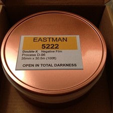 35mm - Kodak eastman 5222 cine Black  White film 100ft bulk