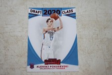 Aleksej Pokusevski 2021 Contenders Draft Class 2020 Red Parallel Card #14 