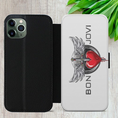 BON JOVI FLIP FOR IPHONE SAMSUNG GOOGLE ROCK BAND GIFT WALLET CASE PHONE COVER - Picture 18 of 26