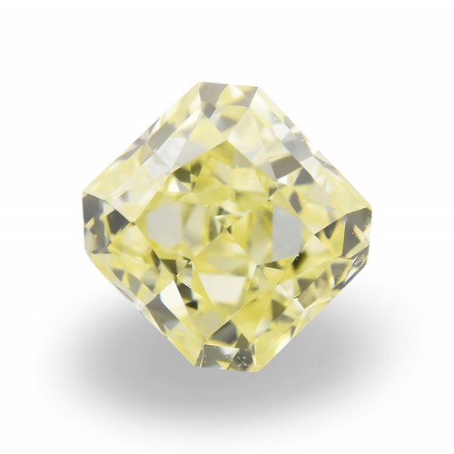 0,45 TCW Elegante Amarillo Intenso Natural Suelto Diamante Corte Radiante Gema Hecha a Mano - Imagen 3 de 10