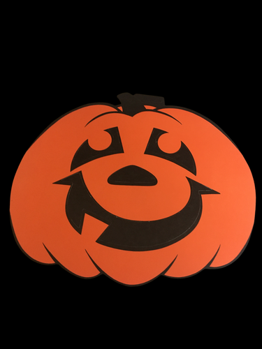 Beistle Vintage Halloween Decoration Pumpkin Jack-O-Lantern Wall Door Decor - Picture 2 of 5