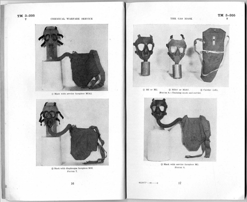 144 Page October 1941 TM 3-205 GAS MASK War Department Technical Manual On CD - Picture 6 of 12