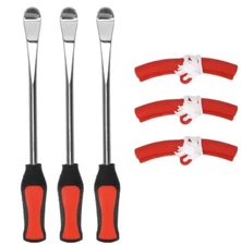 🇬🇧3x Heavy Duty Tyre Levers With Handle Motocross Enduro Husqvarna Ktm