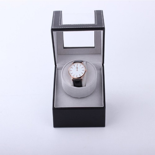 Automatic Single Watch Winder Wood Display Box Luxury Case Low Decibel AU Plug - Picture 9 of 9