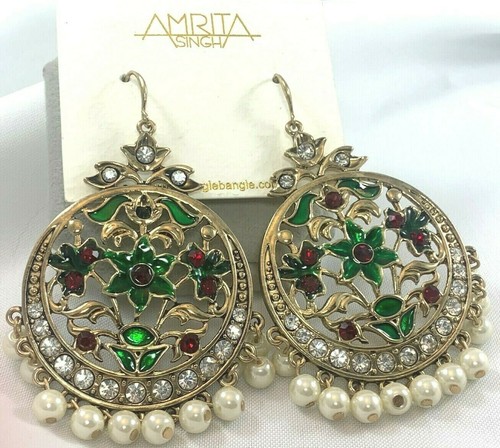 Amrita Singh Christmas Statement Earrings - Picture 1 of 3