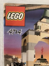 Lego INSTRUCTIONS ONLY Harry Potter manual set 4714 Gringott's Bank 2002
