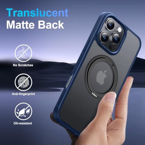Stand Magnetic Case for iPhone 16 Pro 6.3 inch 2024,Compatible with Blue - Picture 6 of 8