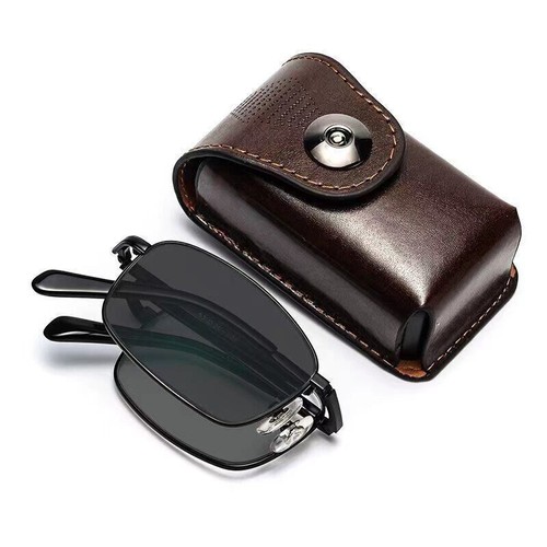 Fold Progressive Multifocal Reading Glasses Bifocal Transition Metal Metal
