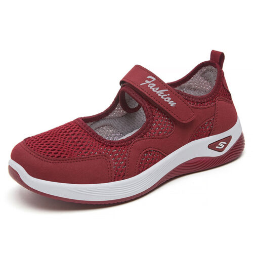 Women's Orthopedic Flat Sneaker Cushion Platform Walking Shoes Slip On Shoes AU - Picture 14 of 16
