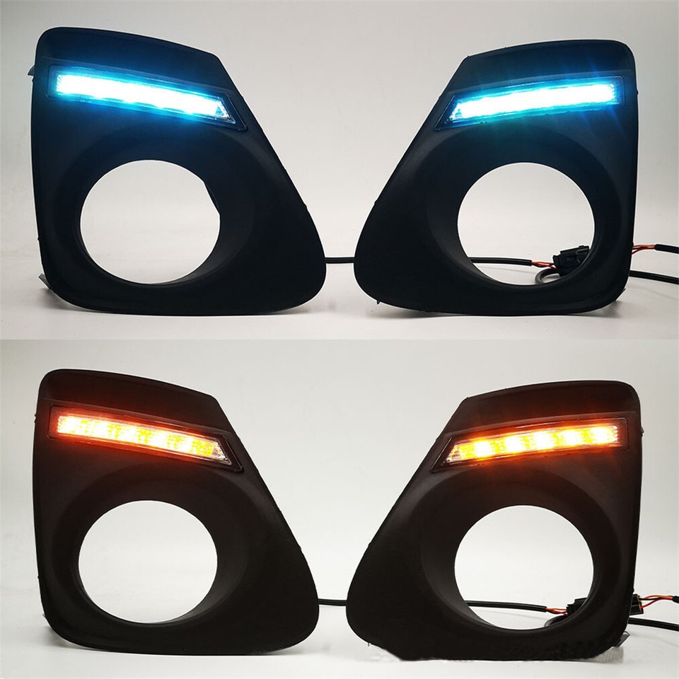 Fit For Toyota Corolla 20112013 LED DRL Front Fog Light Lamp Streamer